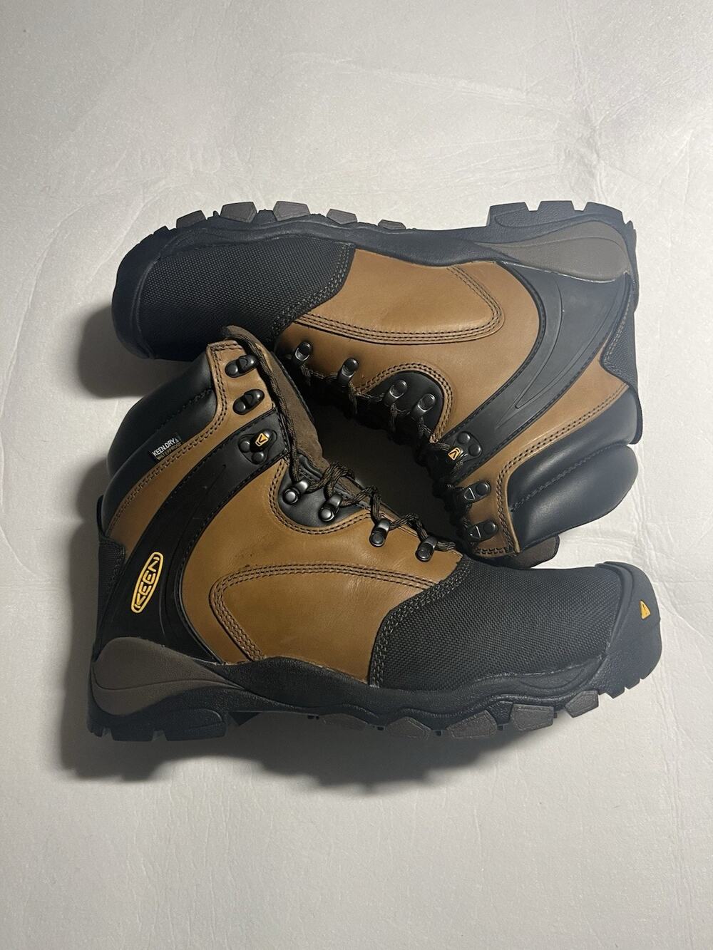 KEEN Utility Louisville 6” Men’s 14 EE Wide Steel Toe Waterproof Met Guard Boots